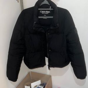 Calvin Klein Cropped Puffer Jacket